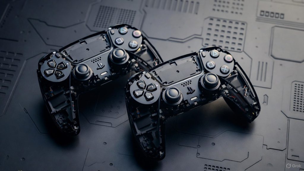 Mando DualSense PS5 en mesa de taller GameSystems Leganés – Reparación mando PS5
reparacion consolas madrid leganes
